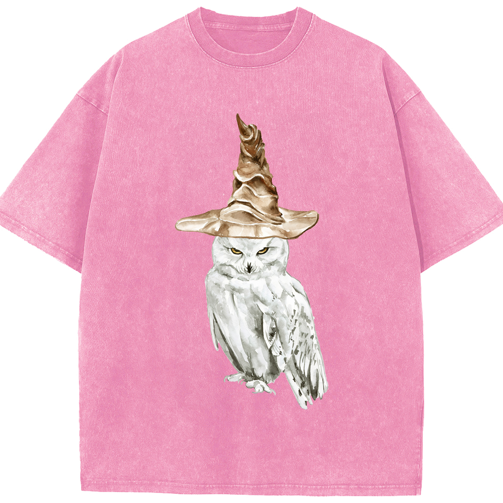 （画像用） Harry Potter ハリー・ポッターシリーズ 綿100% ヴィンテージ風 半袖Tシャツ（フロントプリント）